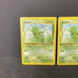 Scyther 1st Edition Non Holo Neo Discovery Set Pokemon Card LP/NM And Non 1stEdi - Image 3