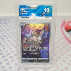Mew 183/172 Pokemon Card Vstar Universe Art Rare Ace Gem Mint 10 Graded - Image 1