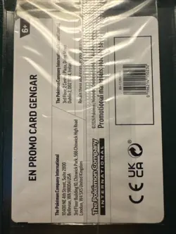 Gengar #050/088 - EB Games Promo - English SEALED Pokemon TCG Promo Card - Image 2