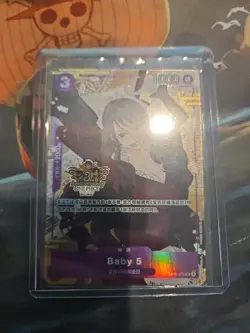 Chinese-Baby 5 OP10-076 Exclusive 3rd Anniversary ONE PIECE Card - Image 1