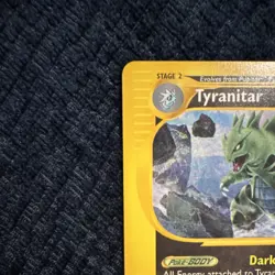 Pokemon Tyranitar Rare 120 HP 50+ Expedition Card 66/165 2002 Vintage NON-HOLO - Image 3