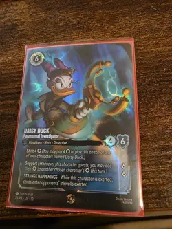 Daisy Duck- Peranormal Investigator (Store Champ) 6 Disney Lorcana Promo Cards - Image 1