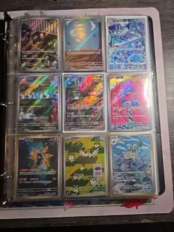 Pokemon Card Lot Binder V/VMAX IR GX Hits Ex 180 Cards NM Full Art - Image 1