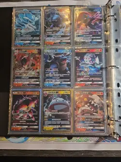 Pokemon Card Lot Binder V/VMAX IR GX Hits Ex 180 Cards NM Full Art - Image 4