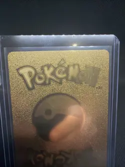 Pokemon Shining Charizard GX 250hp Gold Foil Fan Art Collector Card - Image 5