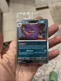 Pokemon Gengar GameStop Promo TCG Card 050/088 English 2026 - New/Sealed - Image 1