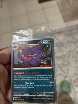 Pokemon Gengar GameStop Promo TCG Card 050/088 English 2026 - New/Sealed - Image 3