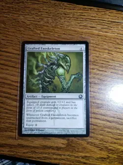 MTG Grafted Exoskeleton 162 Scars of Mirrodin NM REGULAR TCG CARD - Image 1