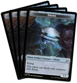 x4 Robot / Drone Double-Sided Token - Edge of Eternities - MTG NM/M - Image 2