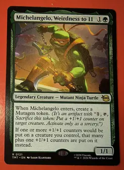 MTG, MICHELANGELO ,WEIRDNESS TO 10, RARE, 0121, NM, TMT, REGULAR FINISH - Image 1