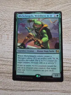 Michelangelo, Weirdness to 11 Teenage Mutant Ninja Turtles Foil - Image 1