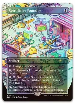 Retrofitter Foundry #18 (Foil) (NM) Secret Lairs 30th SLC Magic MTG - Image 1