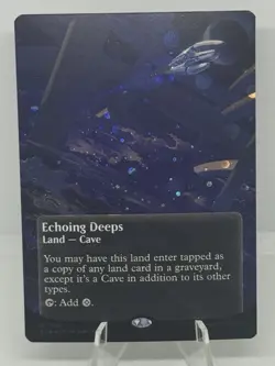 [1x] Echoing Deeps (0148) - Galaxy Foil - Borderless Near Mint, English Edge of - Image 1