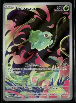 2025 Pokemon Bulbasaur Mega Evolution Illustration Rare #133 - Image 1