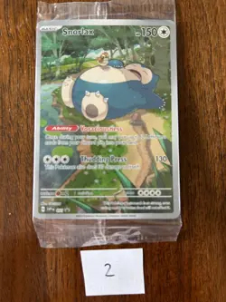 Snorlax 051 Sv: Scarlet & Violet pokemon 151 sealed Promo - Image 1