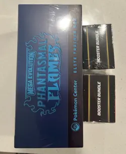 Pokemon Phantasmal Flames PC ETB & 2 Booster Bundle Boxes New Sealed MINT - Image 5