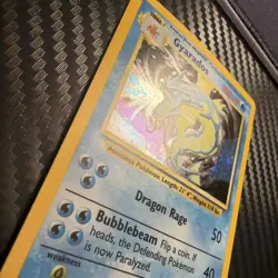 Gyarados 6/102 Holo Rare Base Set Pokemon Card - Image 2