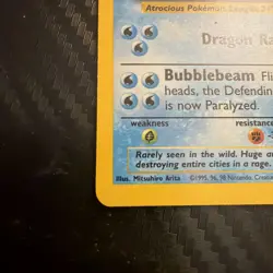 Gyarados 6/102 Holo Rare Base Set Pokemon Card - Image 3