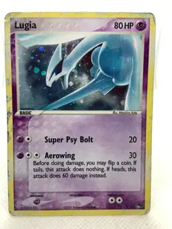 Lugia 2/17 Holo Rare 2007 POP Series 5 Promos HP Pokemon TCG Card - Image 1