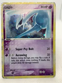 Lugia 2/17 Holo Rare 2007 POP Series 5 Promos HP Pokemon TCG Card - Image 2