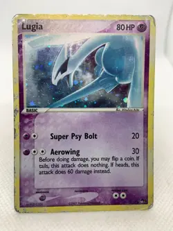 Lugia 2/17 Holo Rare 2007 POP Series 5 Promos HP Pokemon TCG Card - Image 5