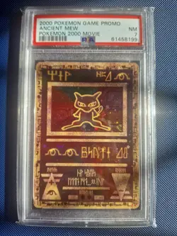 2000 POKEMON GAME MOVIE PROMO ANCIENT MEW PSA 7 NEAR MINT VINTAGE - Image 1