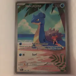 Pokemon Misty's Lapras Illustration Rare 194/182 SV10 Destined Rivals Holo 110 … - Image 1