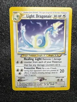 Pokemon TCG Light Dragonair 22/105 Neo Destiny Regular NM - Image 3