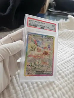 Pokemon TCG Prismatic Evolutions Eevee EX 167 Special Illustration Rare - PSA 9 - Image 3
