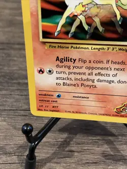 Pokemon TCG Blaine's Ponyta Gym Heroes 63/132 Regular Unlimited Common-NM! - Image 4