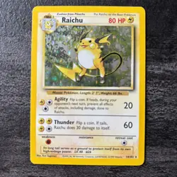 Raichu - Holo - 14/102 Base Set - Pokemon TCG - 1999 - Image 1