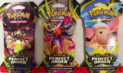 Pokemon TCG: Mega Evolution/Perfect Order - 3-Pack Bundle - Image 1