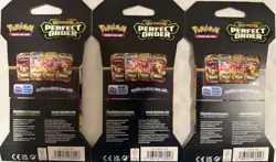 Pokemon TCG: Mega Evolution/Perfect Order - 3-Pack Bundle - Image 2
