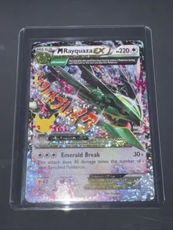 Pokemon TCG M Rayquaza EX Celebrations Classic Collection Holo Ultra Card 76/108 - Image 1