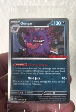 Pokemon TCG Gengar Gamestop Exclusive Stamped Promo Perfect Order Sealed - Image 1