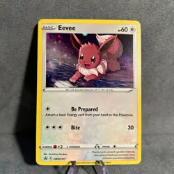 Eevee SWSH127 Holo Sword & Shield Promo Pokemon NM - Image 1