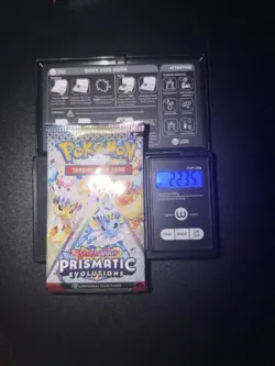 🔥1x 22.35 Gram🔥 HEAVY!!! Prismatic Evolutions Pack! Sealed! PRE S&V Pokemon - Image 1