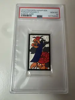 2013 Pokemon Hanafuda Paras Parasect PSA 10 GEM MINT Kanto June - Image 1