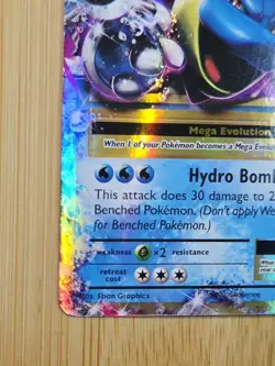 M Blastoise EX 22/108 Ultra Rare Holo (2016) XY Evolutions Pokemon TCG Mega - Image 5