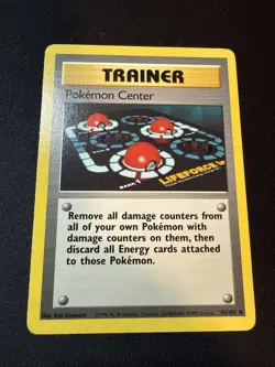 Pokemon TCG Pokemon Center Base Set 85/102 Regular Unlimited Uncommon - Image 1