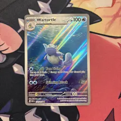 Pokemon Wartortle 171/165 Sv: Scarlet & Violet 151 IR Illustration Rare - Image 1