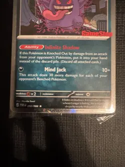 Pokemon GameStop Stamped Exclusive Gengar Promo Sealed 050/088 - Image 3
