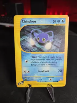 Chinchou 70/147 Aquapolis Common Regular Pokemon TCG English LP - Image 1