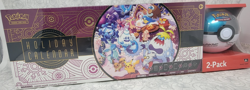 2025 Pokemon TCG Holiday Calendar + Moon Poke Ball Tin - New / Sealed - Image 1