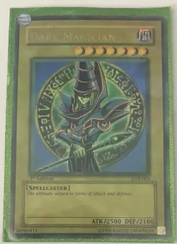 Konami Yu-Gi-Oh Dark Magician LOB-005 1st Edition Ultra Rare 2500/2100 - Image 1