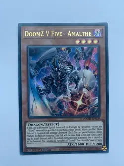 DOOD-EN009 DoomZ V Five - Amalthe Ultra Rare 1st Edition YuGiOh - Image 1