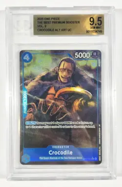 Crocodile - OP07-040 (Alternate Art) OP07-040 Premium Booster -BGS 9.5 One Piece - Image 1
