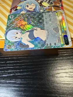 Weiss Schwarz Konosuba SP “Steal Successful…U” Chris KS/W75-E003SP Signed Foil - Image 3