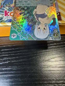 Weiss Schwarz Konosuba SP “Steal Successful…U” Chris KS/W75-E003SP Signed Foil - Image 4