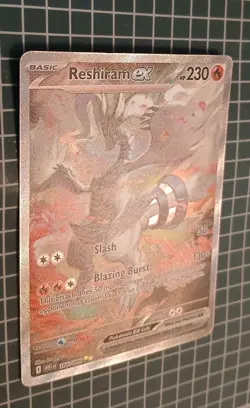 Reshiram EX White Flare 166/086 SV Near Mint Condition English Pokemon Card - Image 5